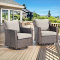 Gymojoy Outdoor Furniture Patio Swivel Rocking Chair Sets