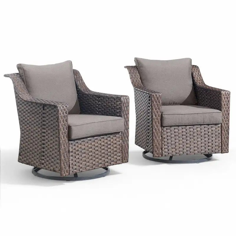 Ensembles de fauteuils à bascule pivotants d'extérieur Gymojoy