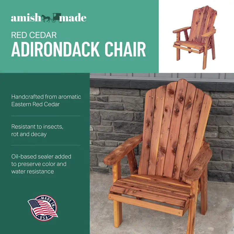 Chaise fixe en CÈDRE modèle MM104 American Furniture Classics