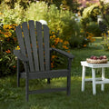 Chaise Adirondack empilable Vrakae Patio en PEHD toutes saisons