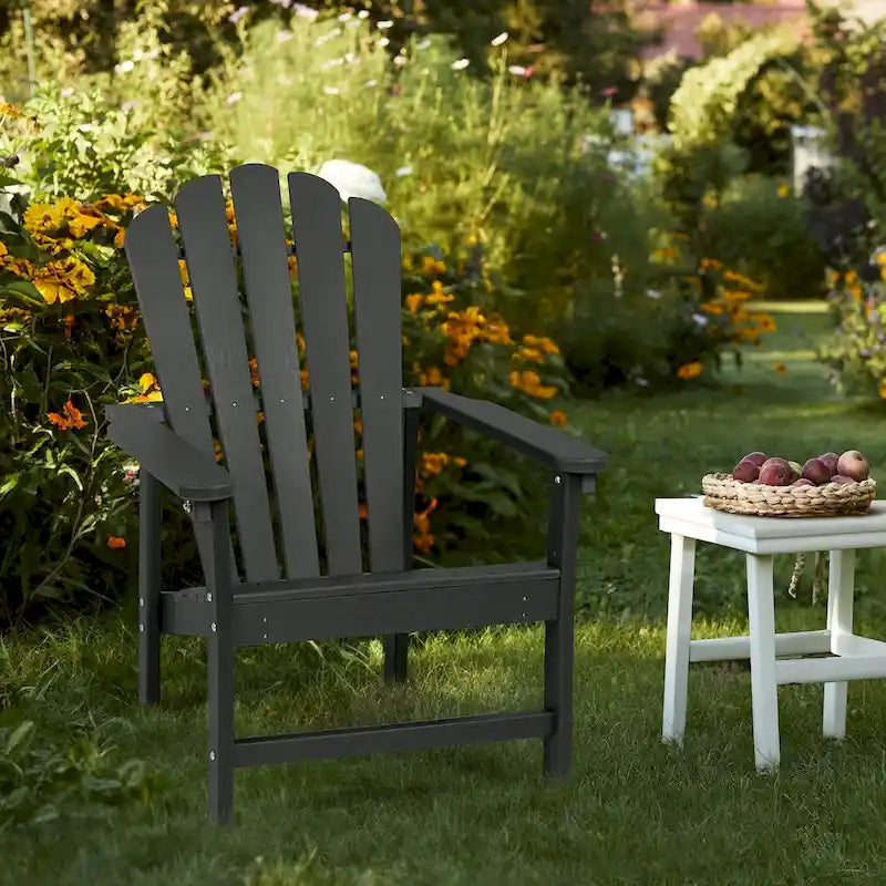 Chaise Adirondack empilable Vrakae Patio en PEHD toutes saisons