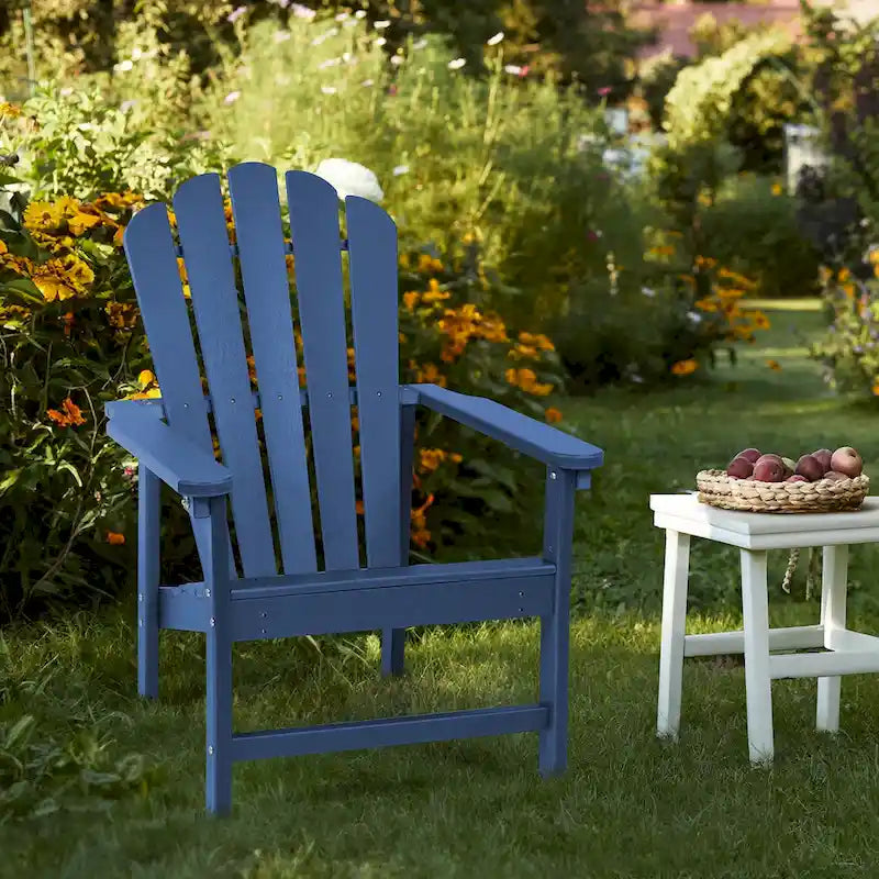 Chaise Adirondack empilable Vrakae Patio en PEHD toutes saisons