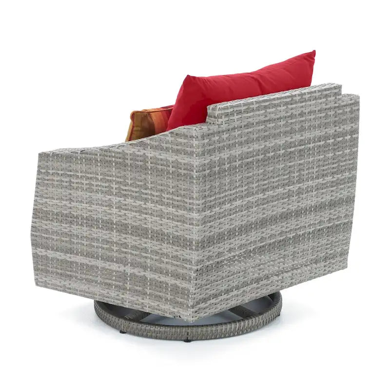 Fauteuils de club de jardin mobiles 2 pièces Cannes Sunbrella