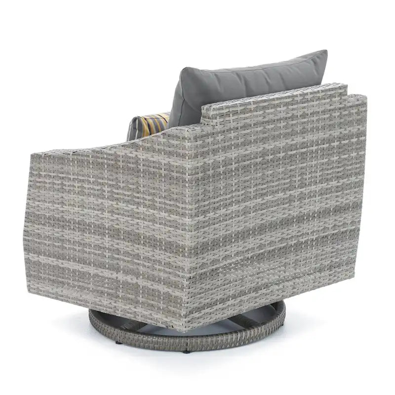 Fauteuils de club de jardin mobiles 2 pièces Cannes Sunbrella