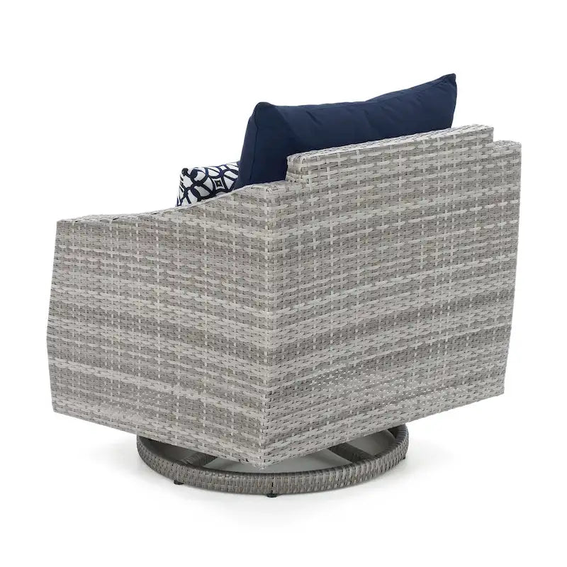 Fauteuils de club de jardin mobiles 2 pièces Cannes Sunbrella
