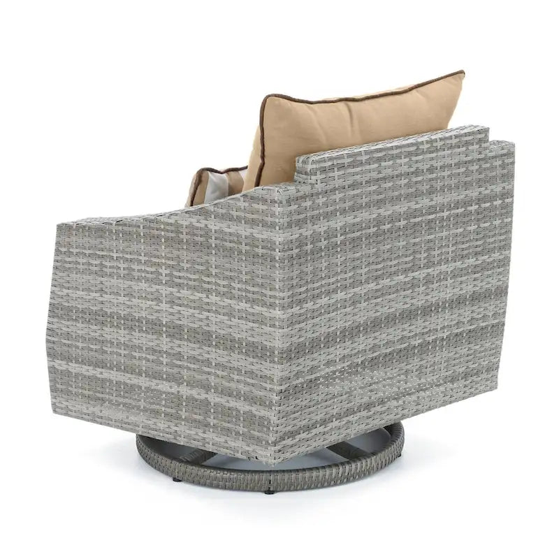 Fauteuils de club de jardin mobiles 2 pièces Cannes Sunbrella