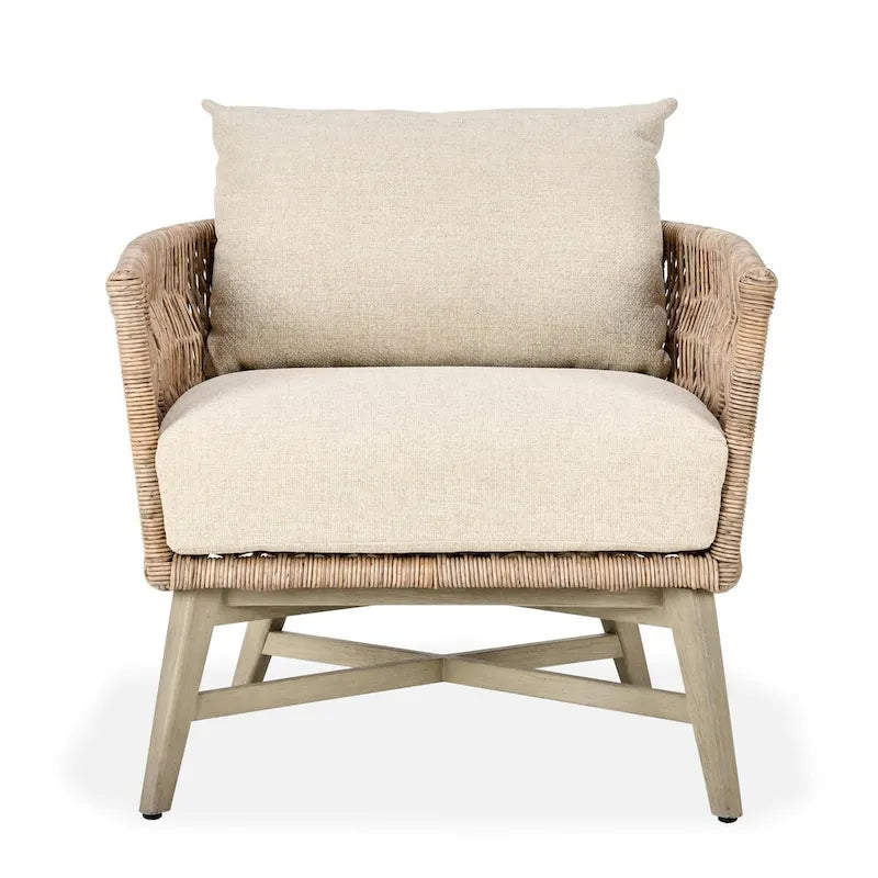 Fauteuil d'appoint d'extérieur en bois massif Collins Classic Home