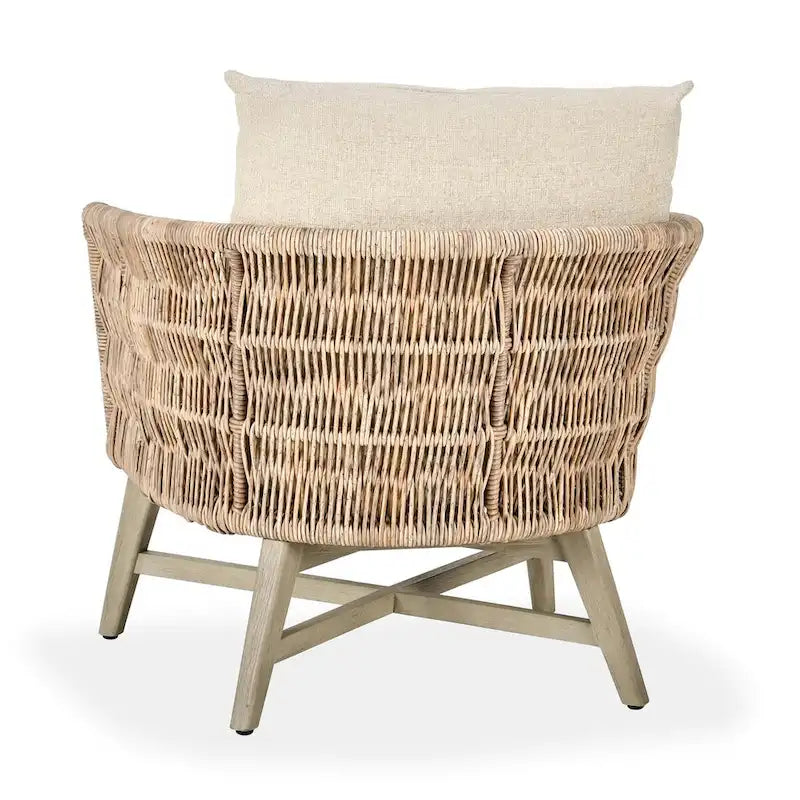 Fauteuil d'appoint d'extérieur en bois massif Collins Classic Home