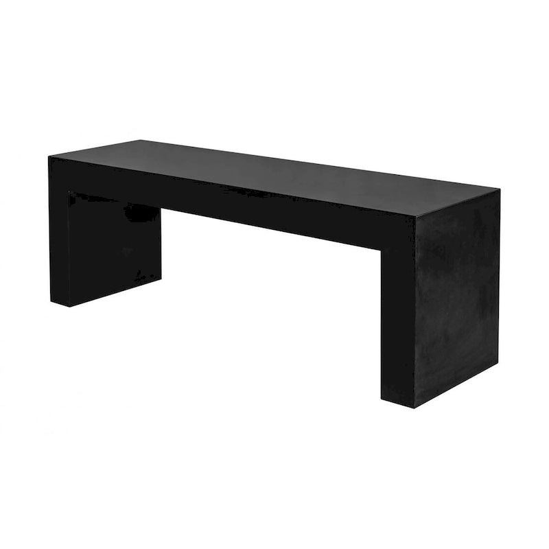 Banc d'extérieur moderne en béton Macari Latia