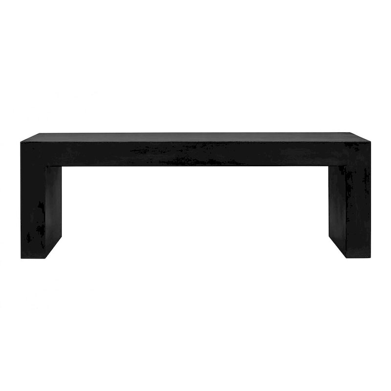 Banc d'extérieur moderne en béton Macari Latia