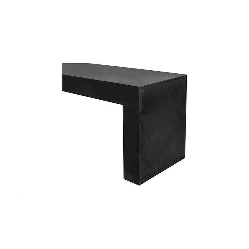 Banc d'extérieur moderne en béton Macari Latia