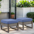 Repose-pieds d'extérieur Gymojoy avec coussins – Gris