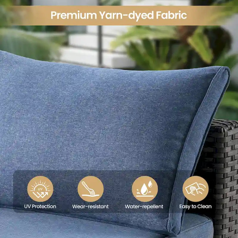 Ensemble de chaises pivotantes XIZZI 10 pièces pour patio extérieur