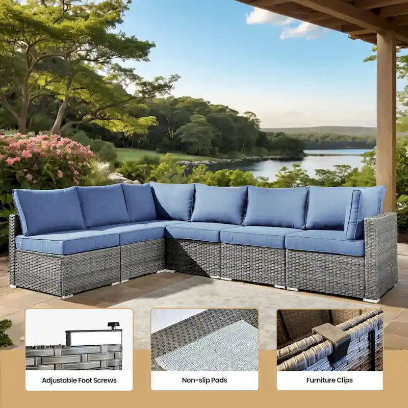 Ensemble de chaises pivotantes XIZZI 10 pièces pour patio extérieur