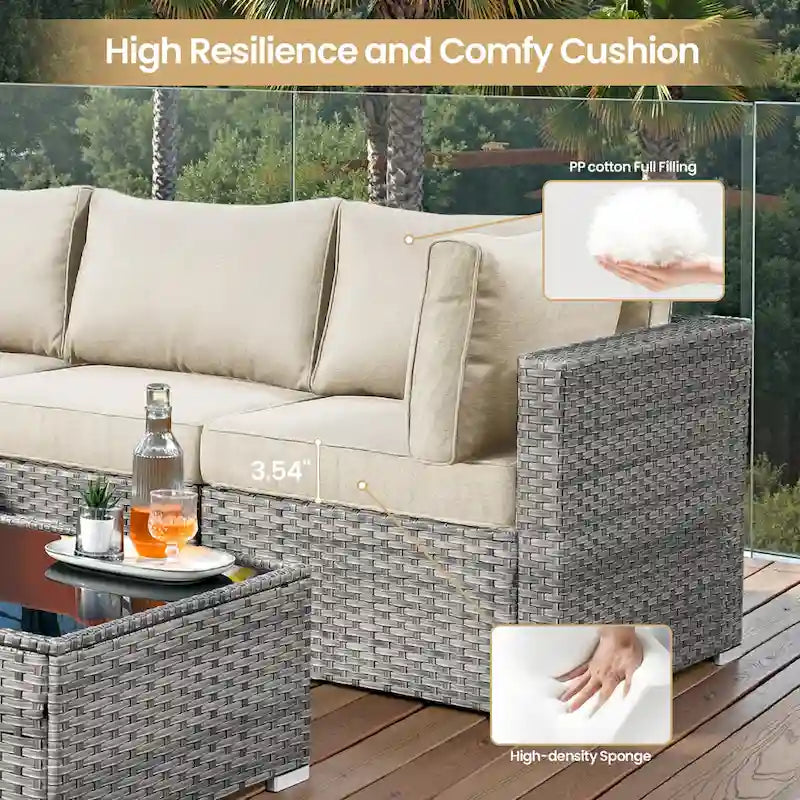 Ensemble de chaises pivotantes XIZZI 10 pièces pour patio extérieur
