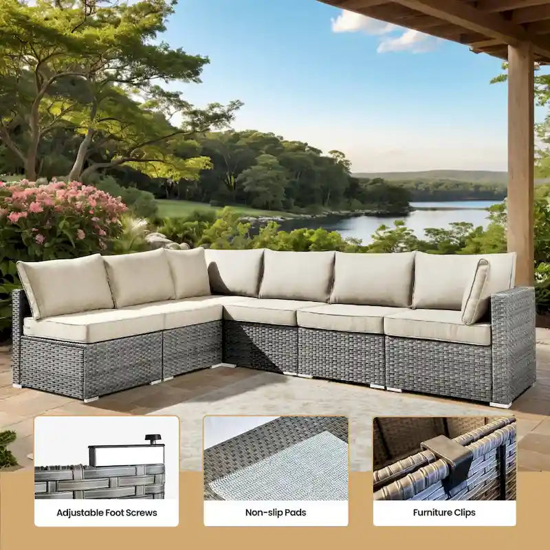 Ensemble de chaises pivotantes XIZZI 10 pièces pour patio extérieur