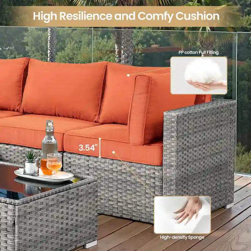 Ensemble de chaises pivotantes XIZZI 10 pièces pour patio extérieur