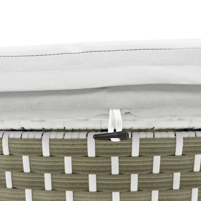Ensemble de canapé d'angle rond d'extérieur pour mobilier de jardin