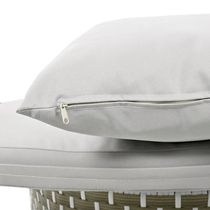 Ensemble de canapé d'angle rond d'extérieur pour mobilier de jardin