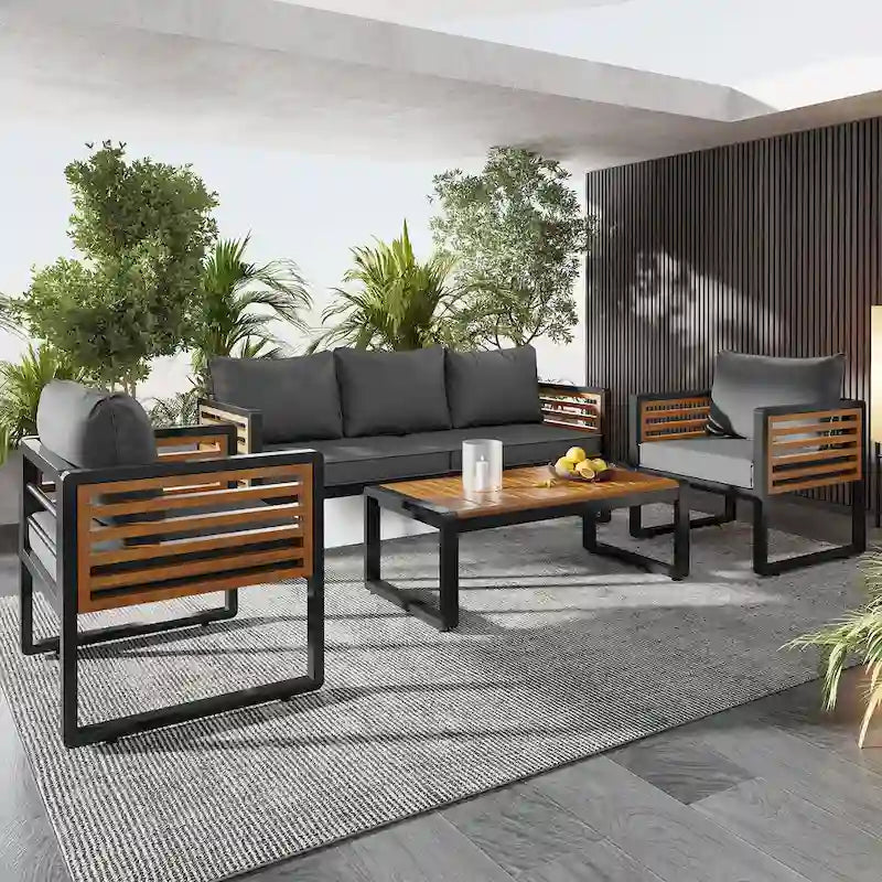 ZZ Large Size 4-pieces Outdoor Furniture