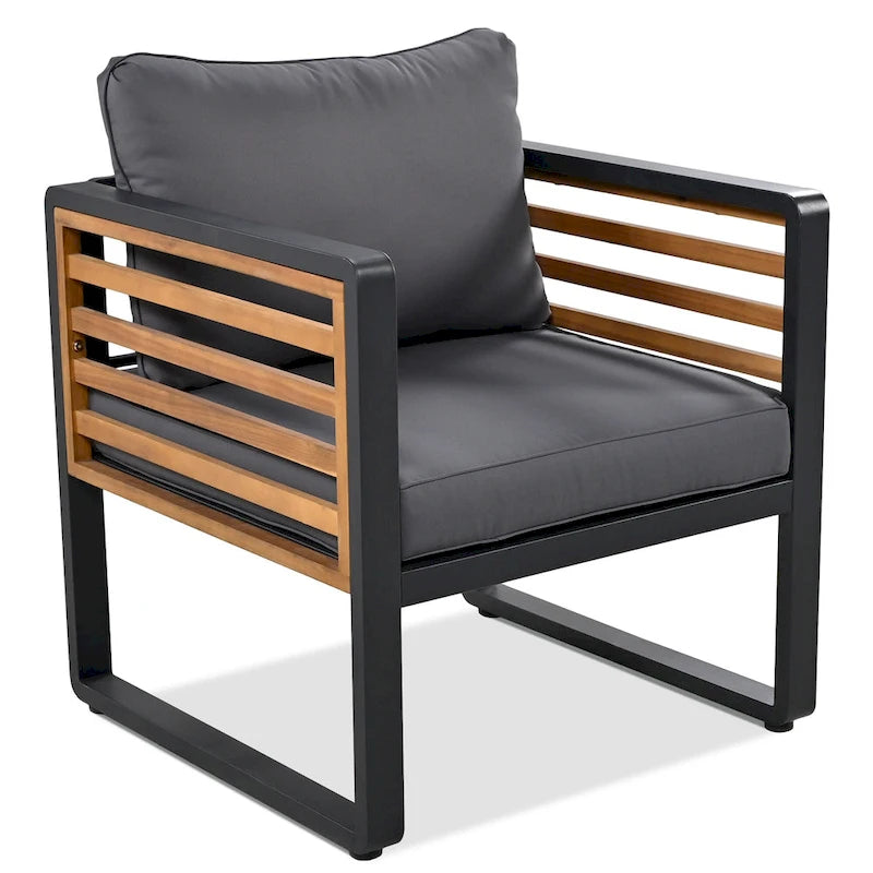 Mobilier de jardin ZZ grande taille 4 pièces