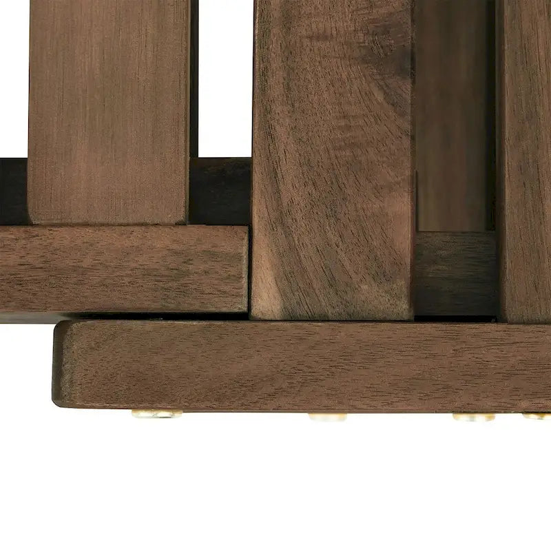 Bain de soleil/méridienne d'extérieur en bois réglable avec coussins