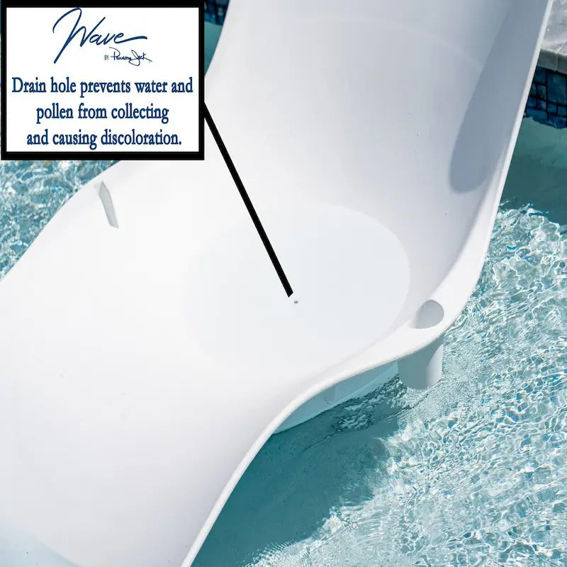 Panama Jack Lot de 2 chaises longues de piscine Wave