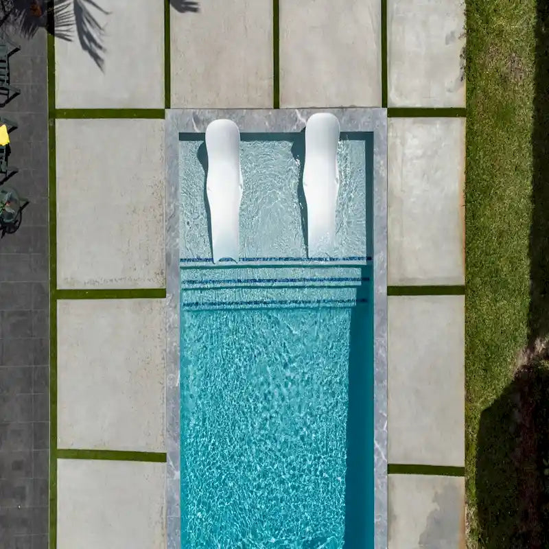 Panama Jack Lot de 2 chaises longues de piscine Wave