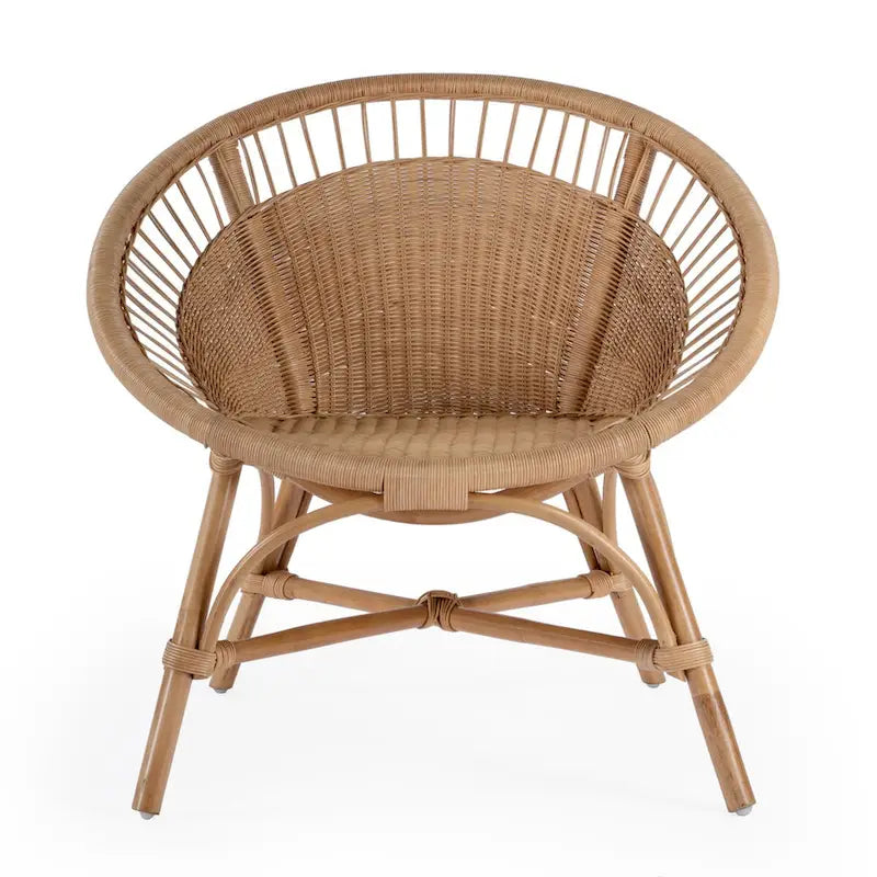 Fauteuil d'appoint en rotin tressé Savannah