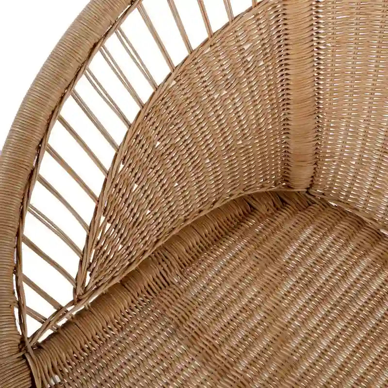 Fauteuil d'appoint en rotin tressé Savannah