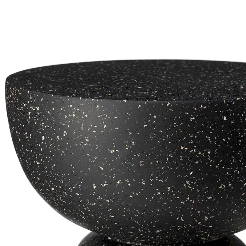 Glitzhome Tabouret de jardin multifonctionnel en OGM de 17 po, table d'extérieur