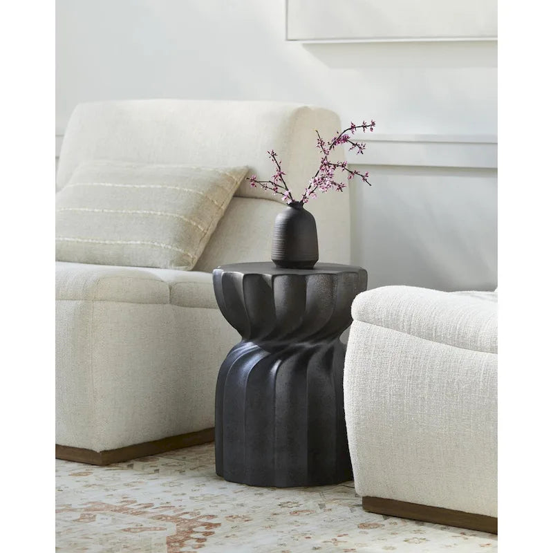 Tabouret de jardin traditionnel Livabliss Alexia