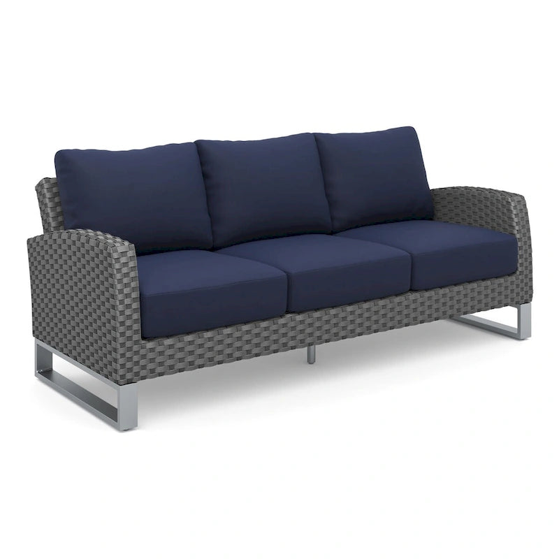 Nouvel ensemble de canapé de patio 4 pièces New Classic Furniture Fiji avec base traîneau