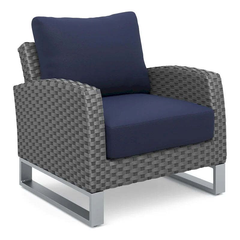 Nouvel ensemble de canapé de patio 4 pièces New Classic Furniture Fiji avec base traîneau