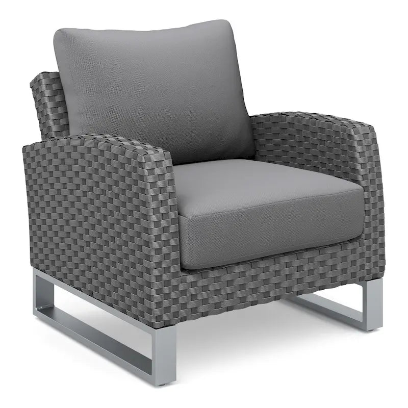 Nouvel ensemble de canapé de patio 4 pièces New Classic Furniture Fiji avec base traîneau