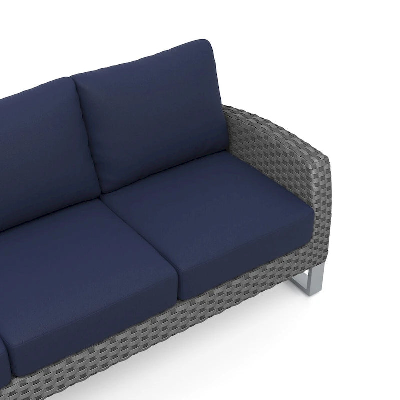 Nouvel ensemble de canapé de patio 4 pièces New Classic Furniture Fiji avec base traîneau