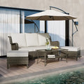 Ensemble de meubles de patio – Sofa d'extérieur 6 pièces