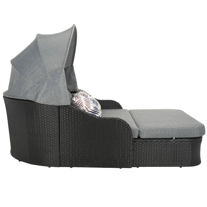 Lit de repos d'extérieur Baloo SAFAVIEH - 80 larg. x 52 prof. x 50 haut.
