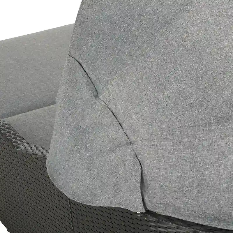 Lit de repos d'extérieur Baloo SAFAVIEH - 80 larg. x 52 prof. x 50 haut.