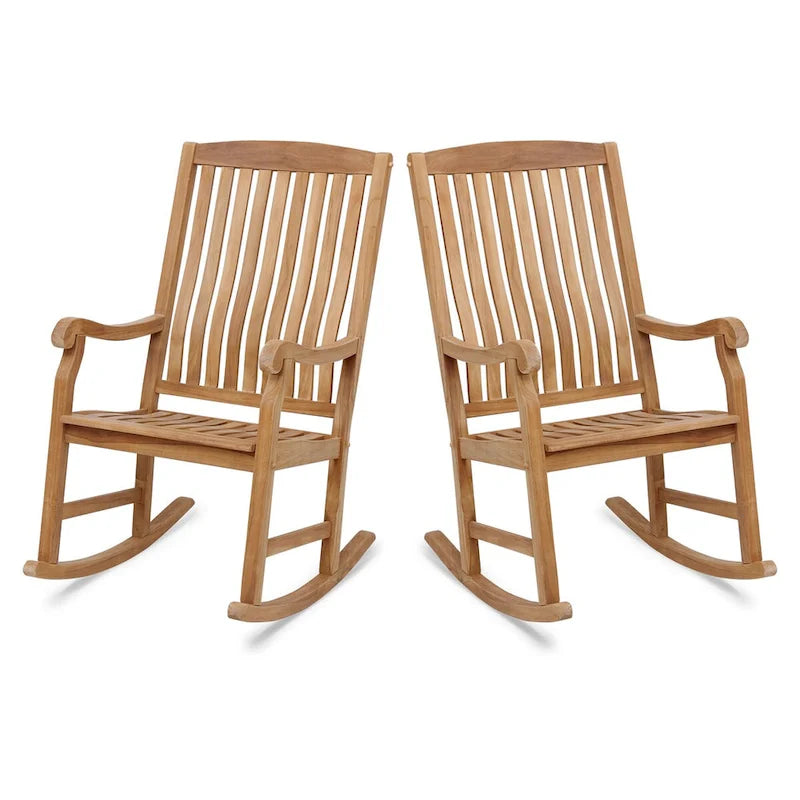 Cambridge Casual Cambria Teak Outdoor Rocking chair Set of 2